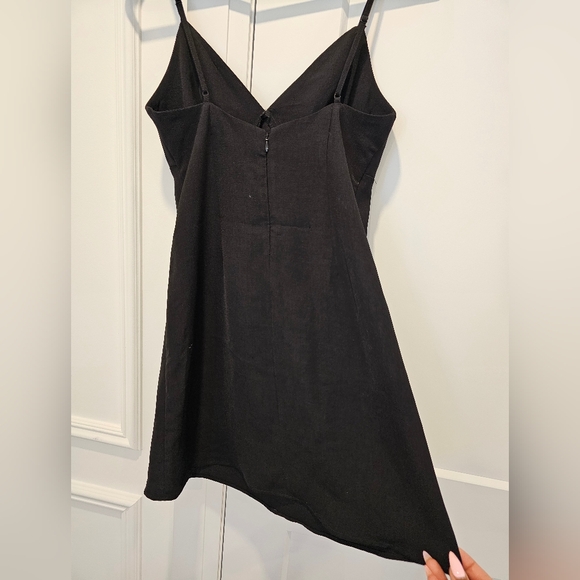 Little Black Dress - Sexy Mini Flared Dress - Picture 3 of 3